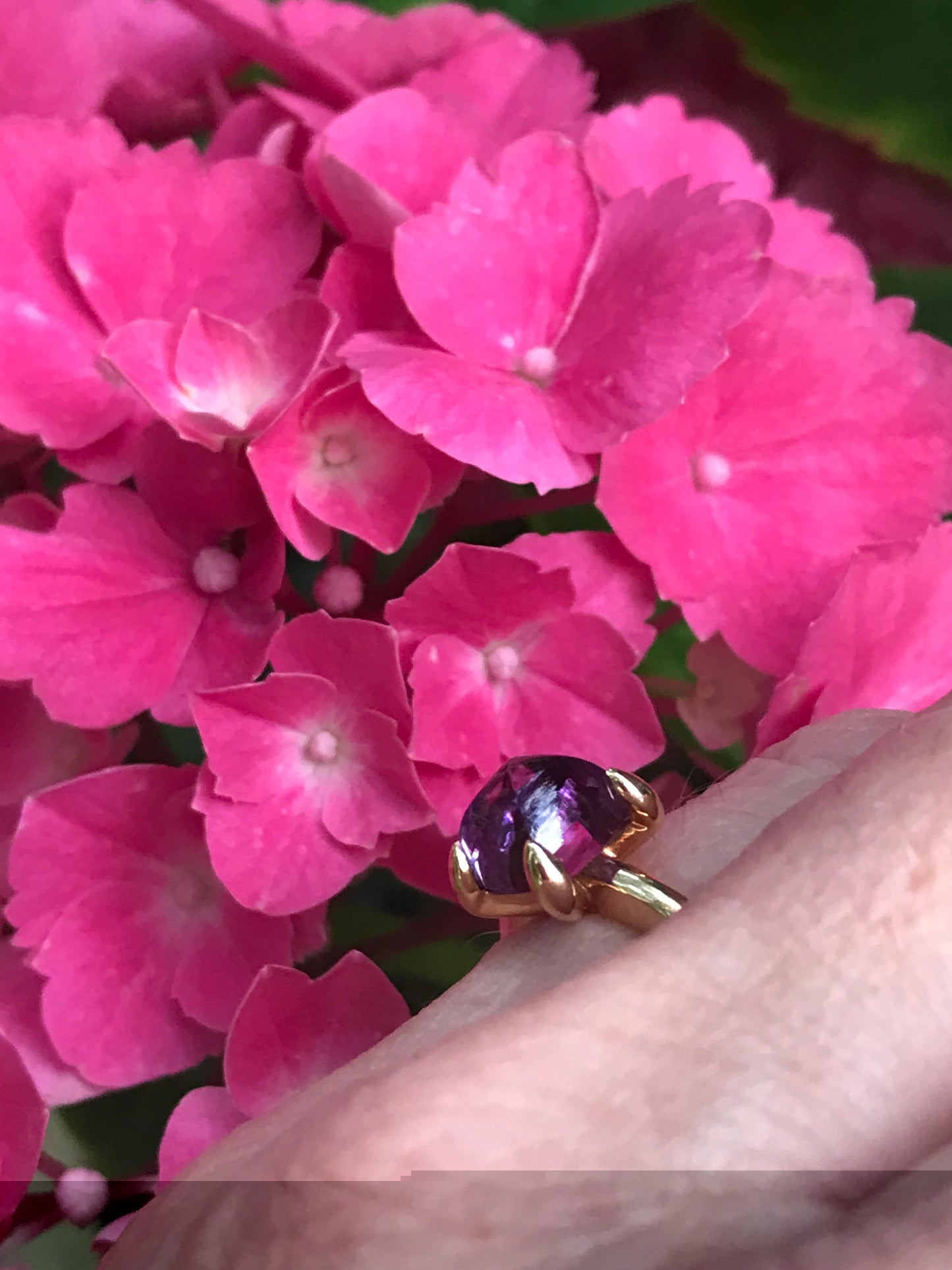 Buchwald 3.00ct amethyst ring set in 18ct rose gold Ring Buchwald   