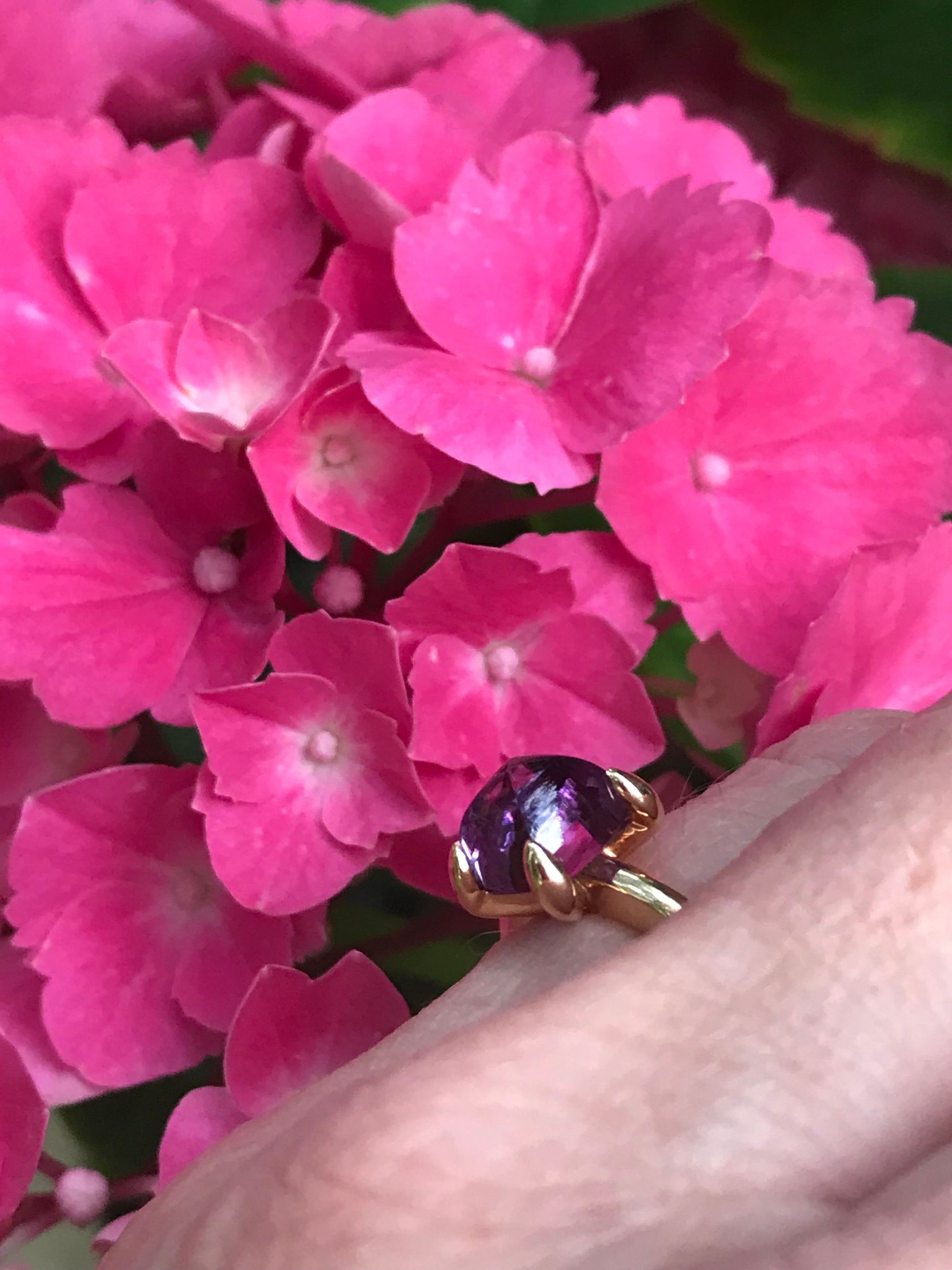 Buchwald 3.00ct amethyst ring set in 18ct rose gold Ring Buchwald   