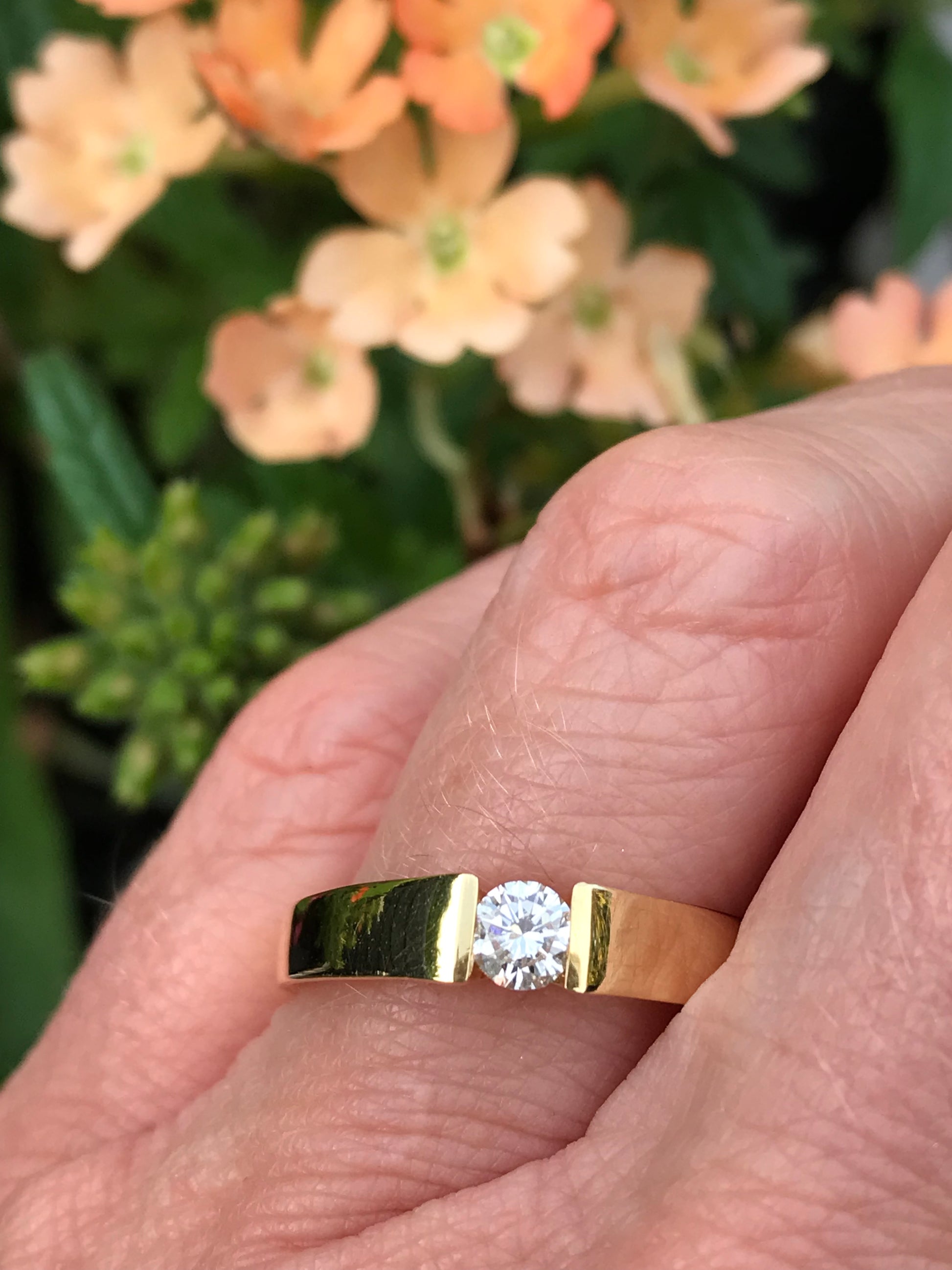 Buchwald 18ct yellow gold 0.25ct brilliant diamond ring Ring Buchwald   